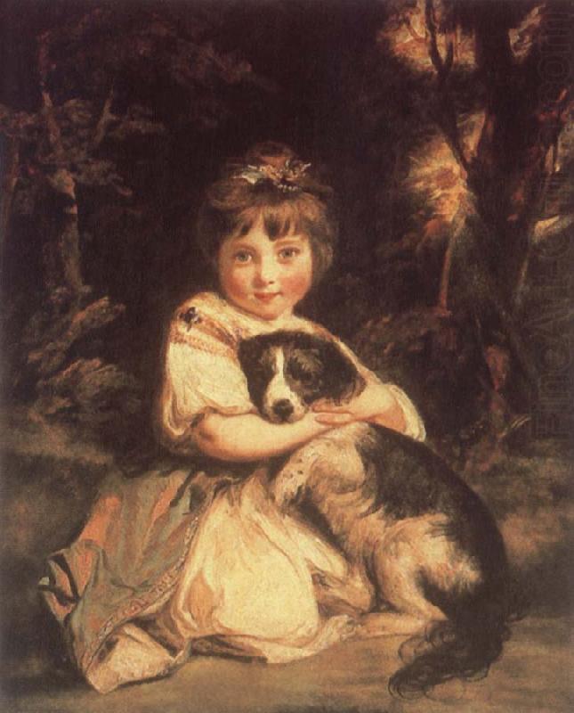 Sir Joshua Reynolds Miss Bowles china oil painting image